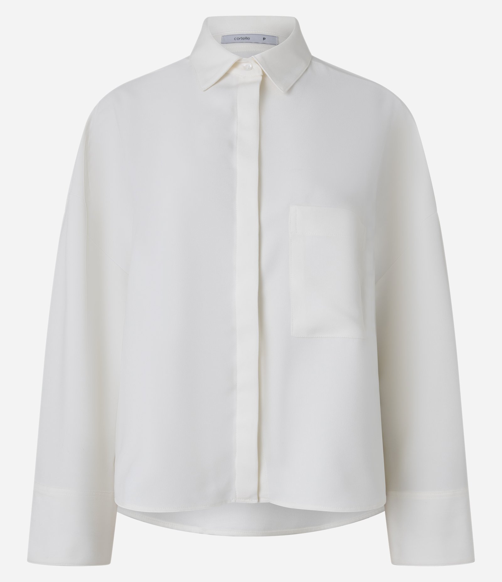 Camisa Over com Bolso Lateral Branco 5