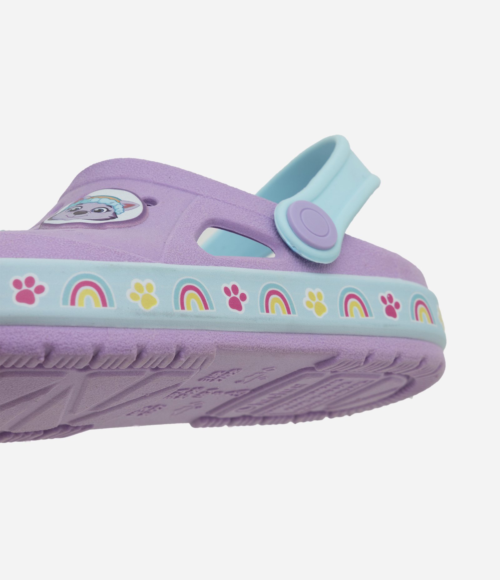 Sandália Babuche Infantil com Patch Patrulha Canina - Tam 19 a 28 Lilás 4
