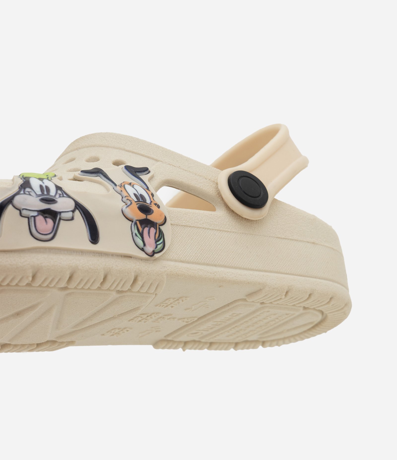 Sandália Babuche Infantil com Patch Mickey e Amigos - Tam 19 a 26 Off White 3