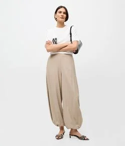 Calça Alfaiatada Aladim em Viscose