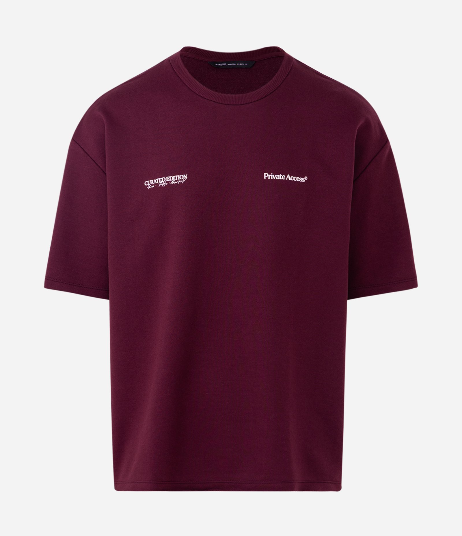 Camiseta Oversized em Moletinho com Lettering Paris Tokyo New York