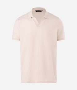 Polo Canelada em Algodão