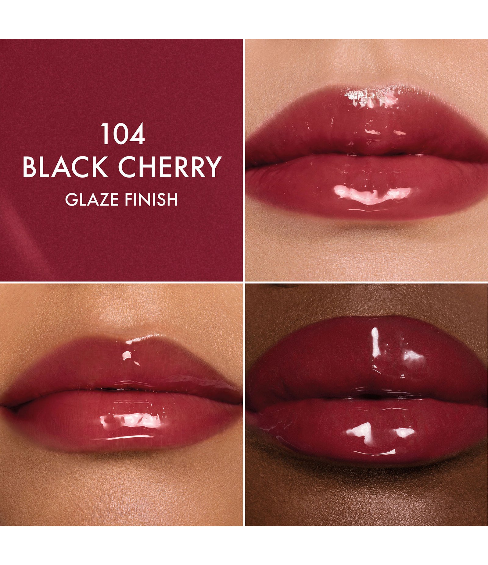 Gloss Labial Dior Addict Lip Glow Oil Black Cherry 3
