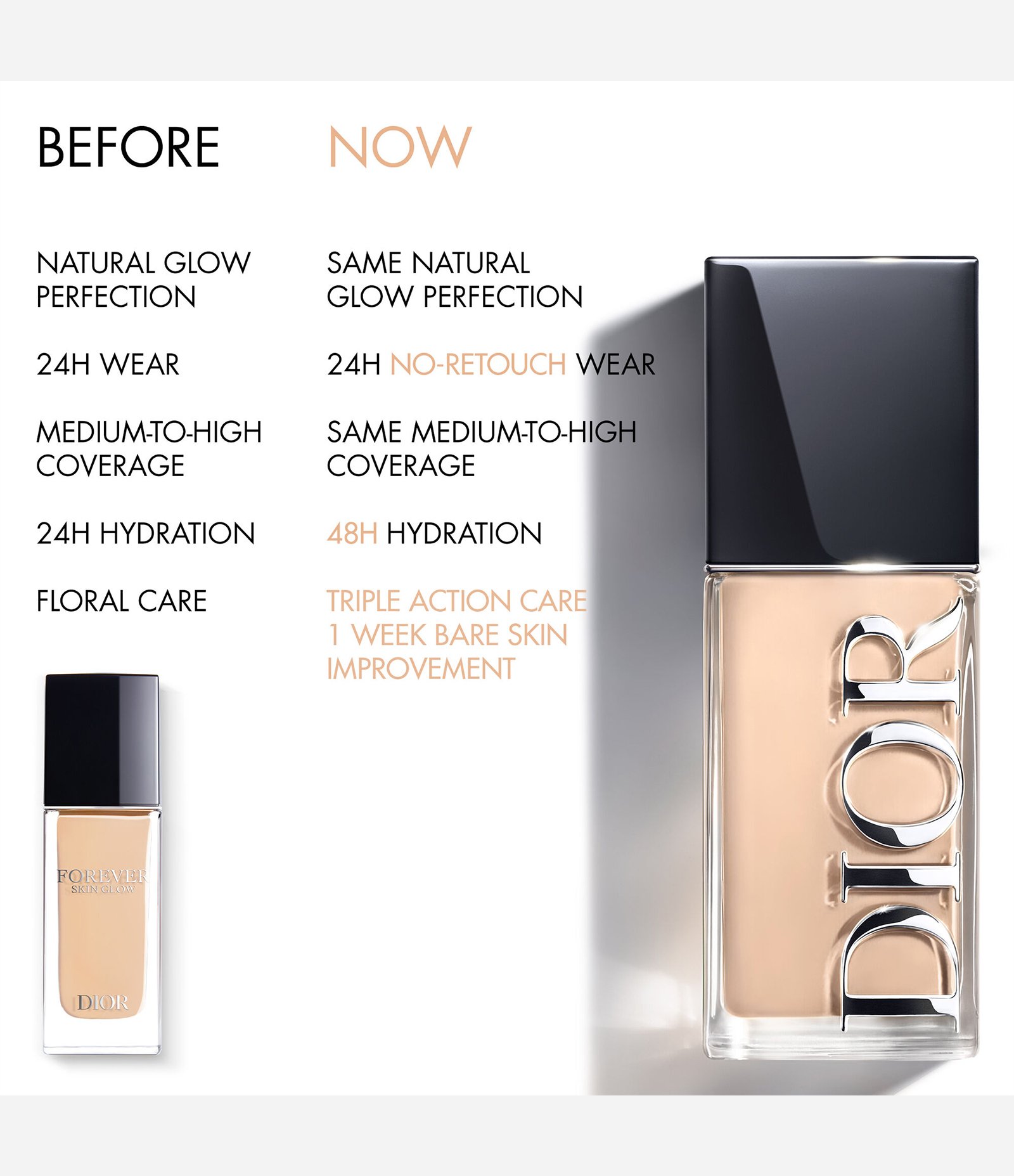 Base Dior Forever Skin Glow 8N 8