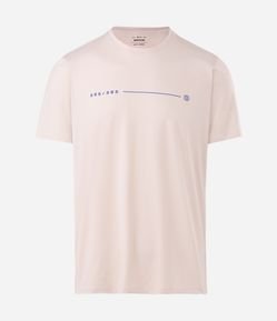 Camiseta Esportiva Dry com Lettering