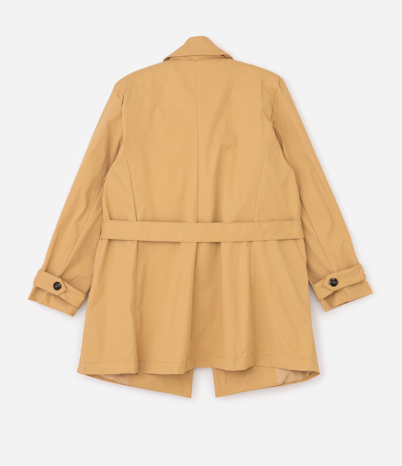 Casaco Trench Coat Alfaiatado Curve & Plus Size Bege 5