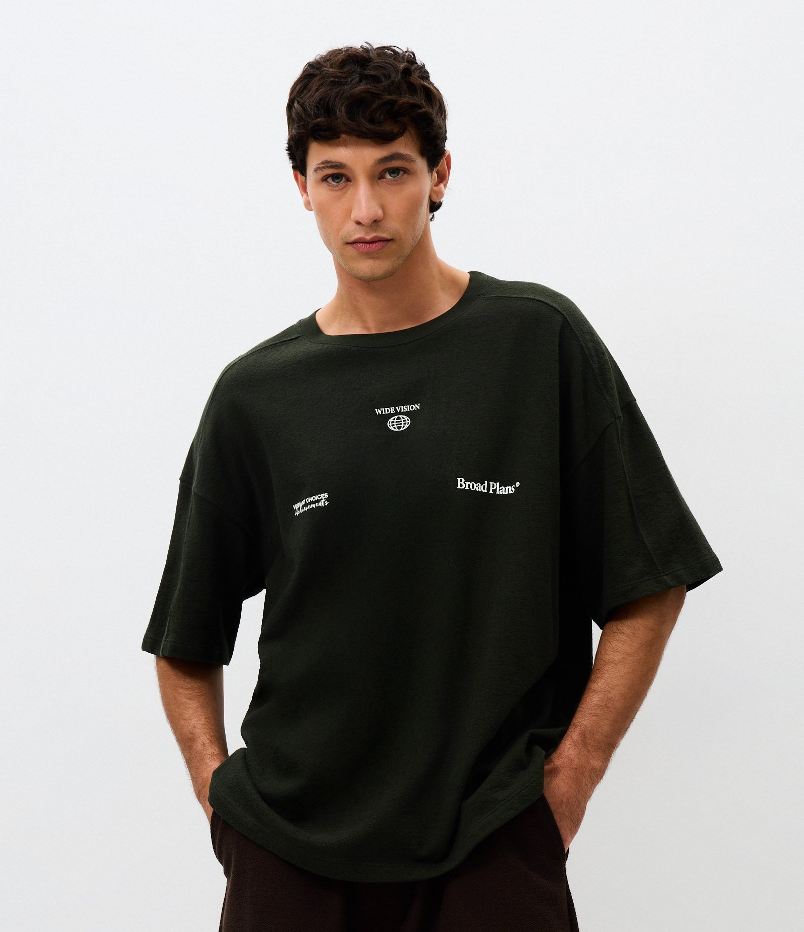 Camiseta Oversized Broad Plans Verde 2