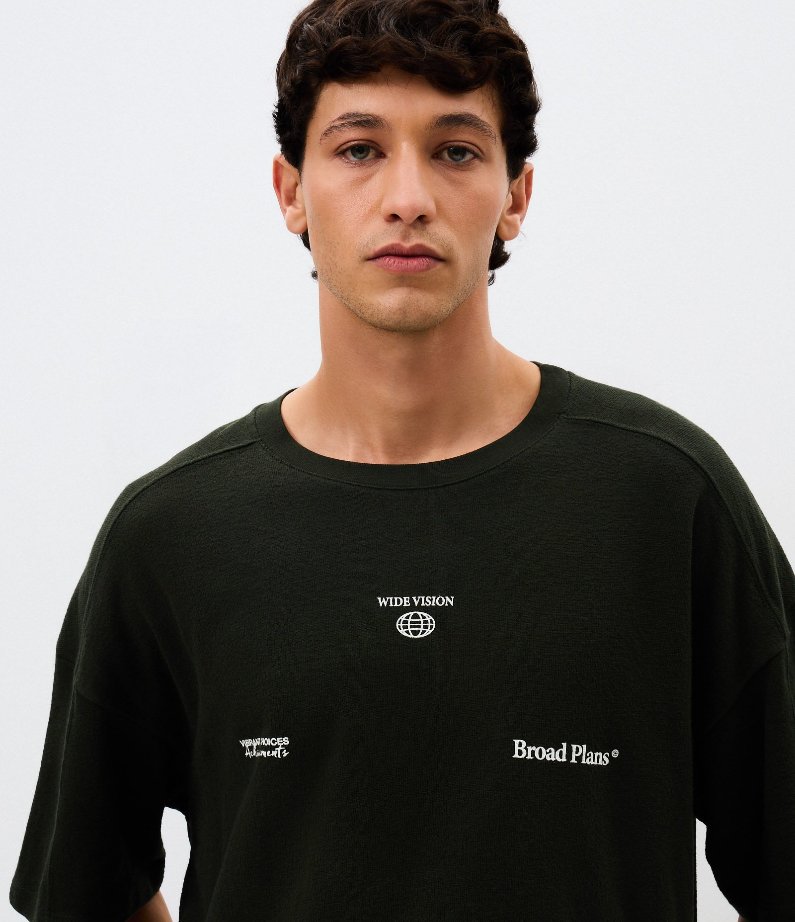 Camiseta Oversized Broad Plans Verde 3