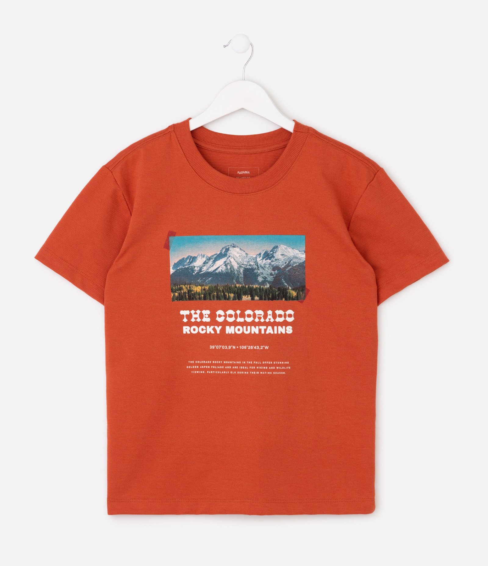 Camiseta Manga Curta com Estampa Photoprint - Tam 5 a 14 Anos Vermelho 2