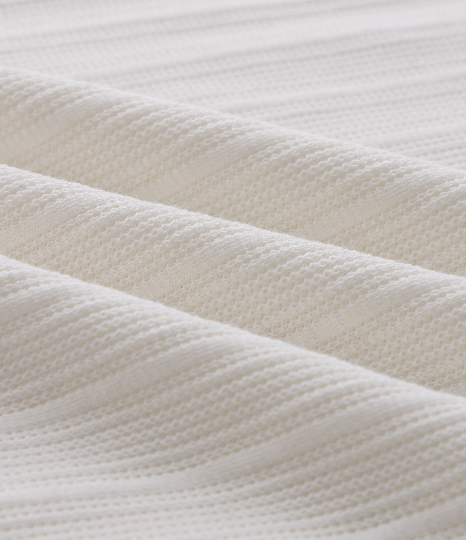 Polo Texturizada com Bordado Off White 6