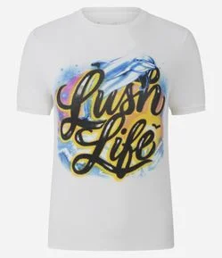 Camiseta Manga Curta Zara Larsson com Estampa