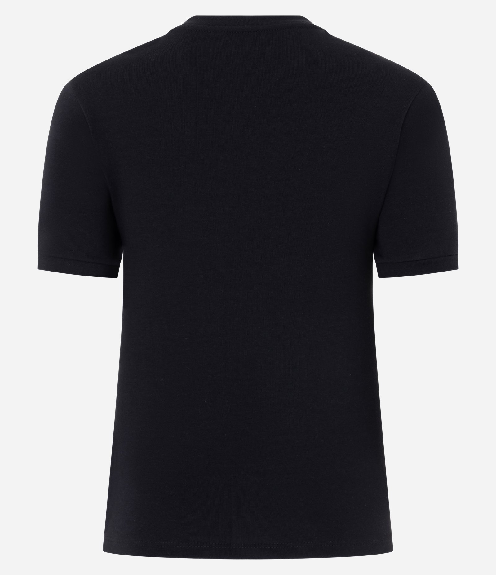 Camiseta em Algodão com Estampa de Coração Tribal Preto 3