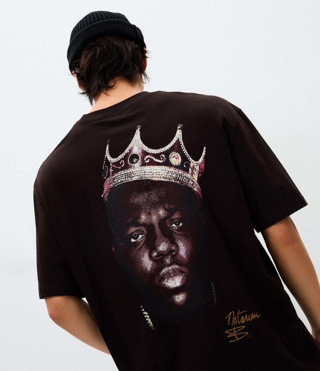Camiseta Relaxed The Notorious B.I.G. Preto