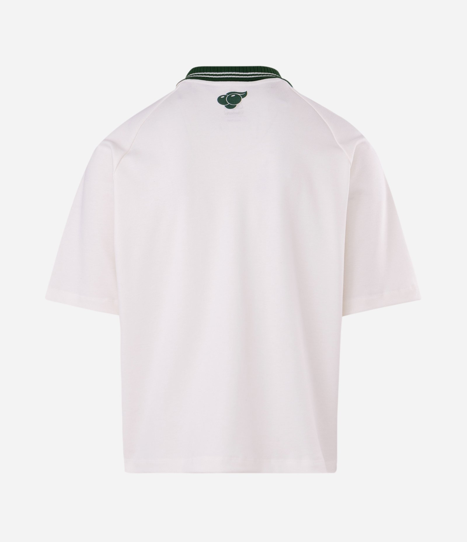 Camiseta Boxy com Gola Polo Estampa Guaraná 62 Off White 9