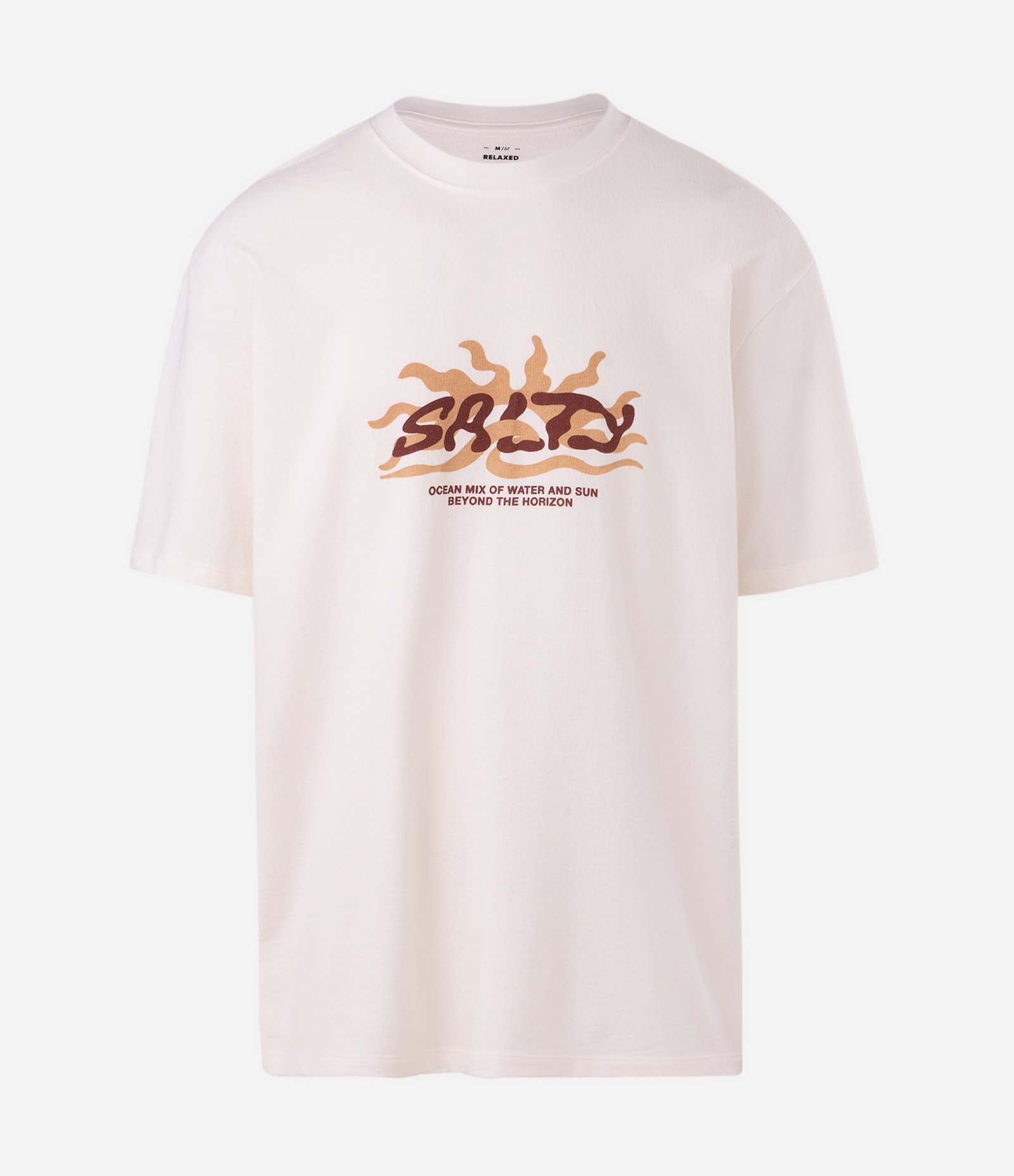 Camiseta manga curta Meia Malha Abstrata Salty PA OUTDOOR RP_FW26_CMC_0164 Off White 3