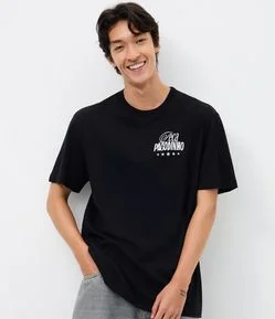 Camiseta Comfort Manga Curta em Algodão Zeca Pagodinho