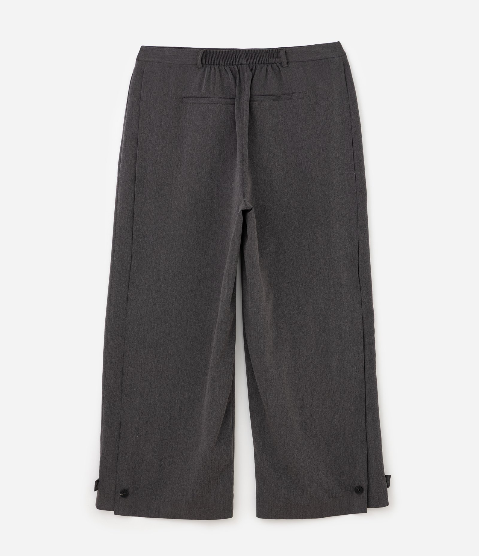 Calça Wide Alfaiatada com Aleta Ajustável Curve & Plus Size Cinza 6