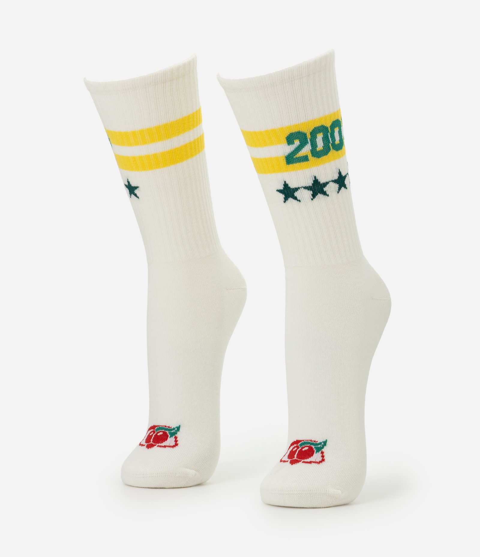 Meia Cano Longo Guaraná Antarctica 2002 Off White 2
