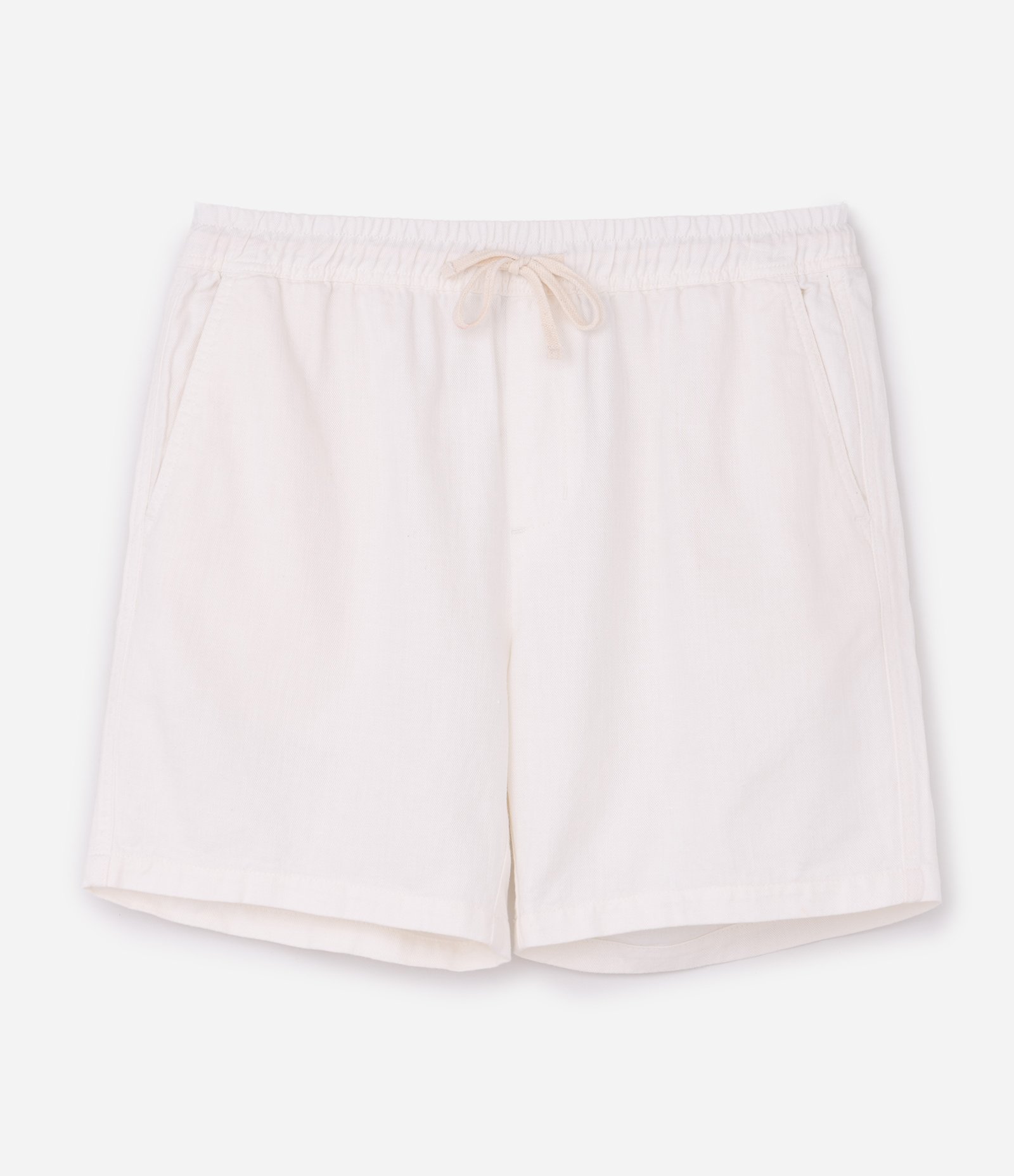 Bermuda de Sarja Comfort com Cós Elástico Bege 1
