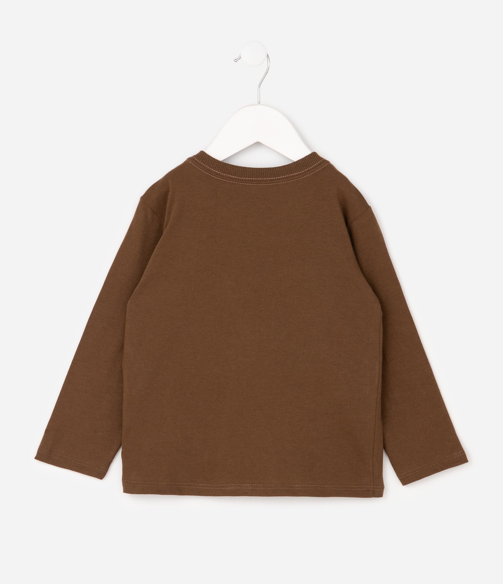 Camiseta Infantil com Estampa de Cachorro Caramelo – Tam 1 a 6 Anos Marrom Caramelo 2