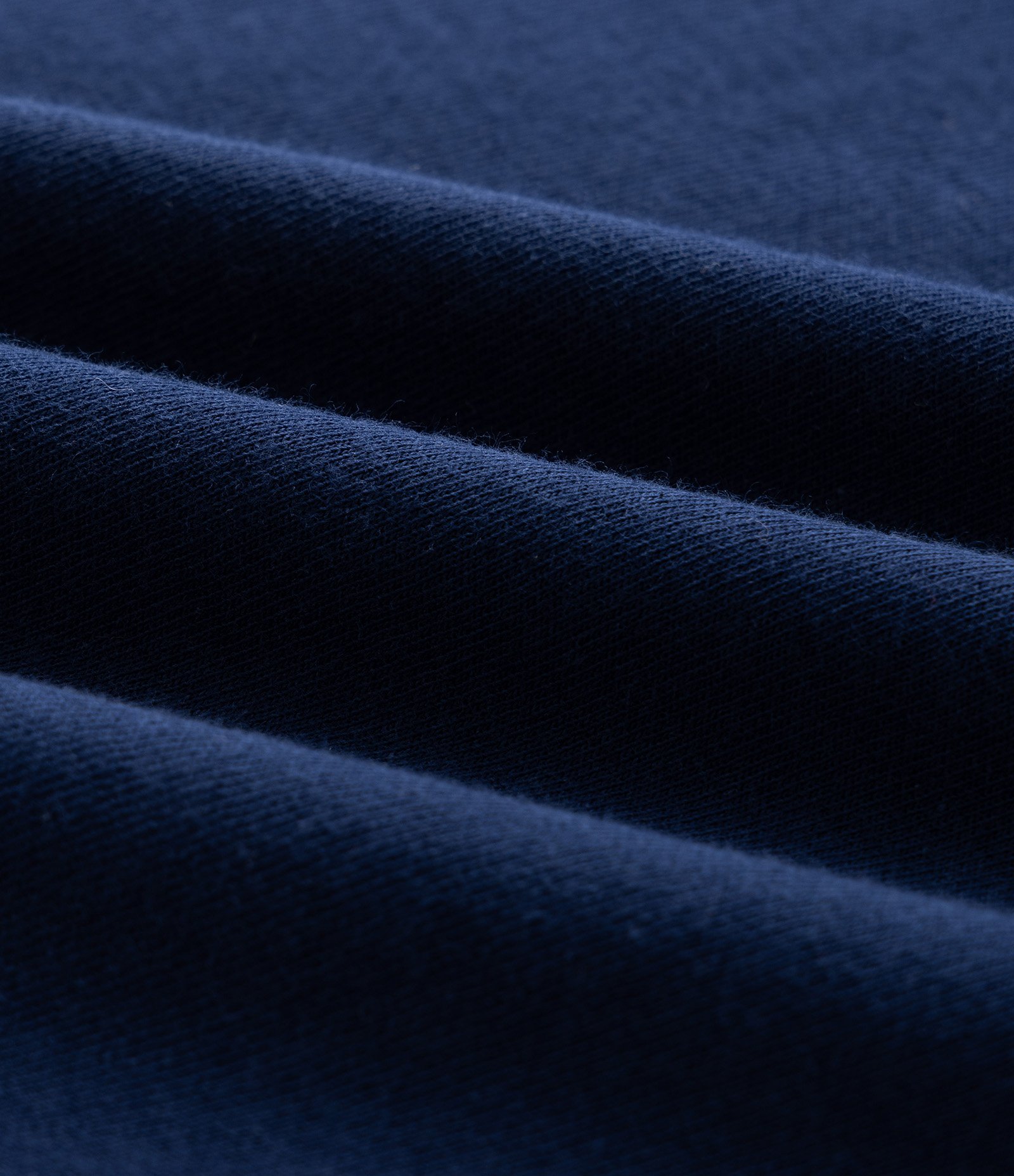 Polo Manga Curta Algodão Brasão Texturizado Azul 3