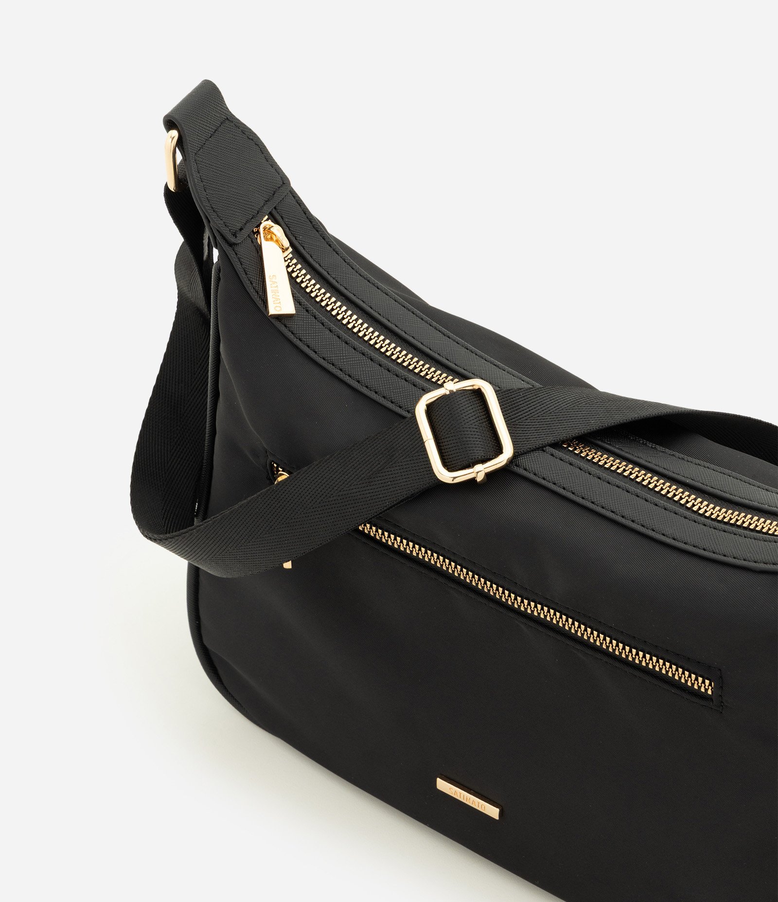 Bolsa Grande com Alça Longa Ajustável Preto 7