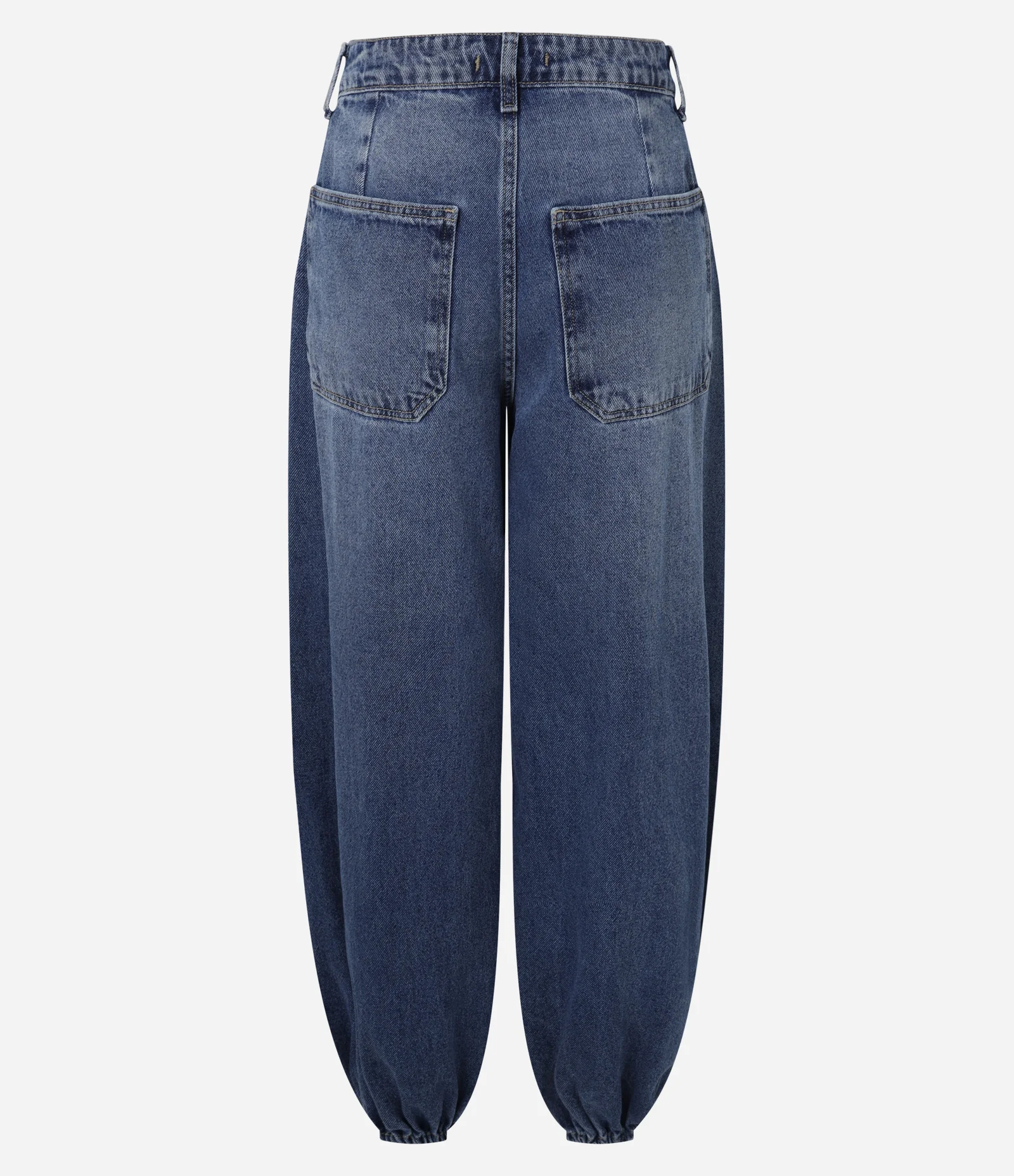 Calça Aladim em Jeans com Cintura Alta Azul 2