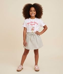 Short Saia Infantil com Cintura Elástica – Tam 5 a 16 Anos