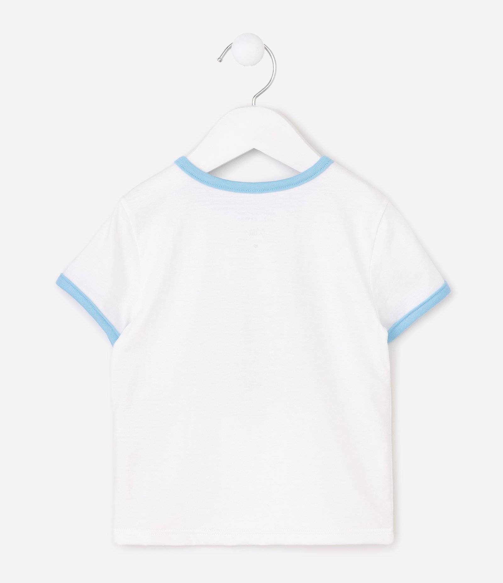 Camiseta Infantil Urso Uruguai - Tam 1 a 6 Anos Branco 2