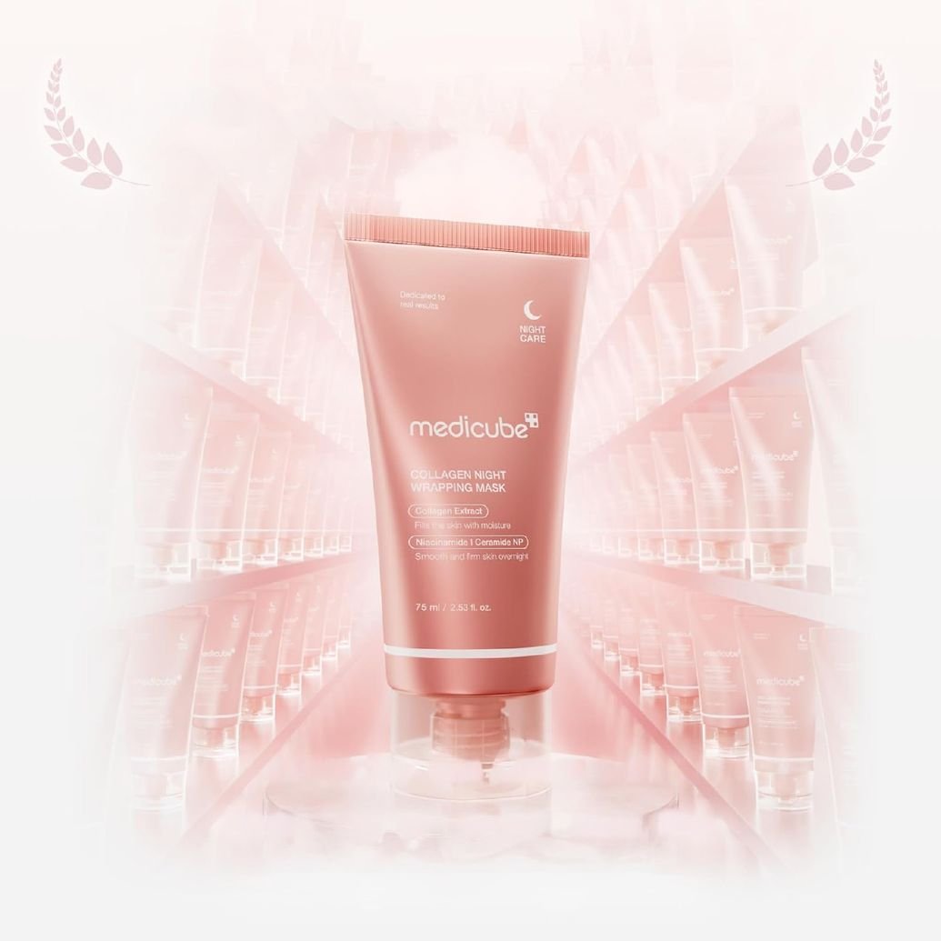 Mascara Facial Collagen Night Wrapping Mask Medicube 75ml