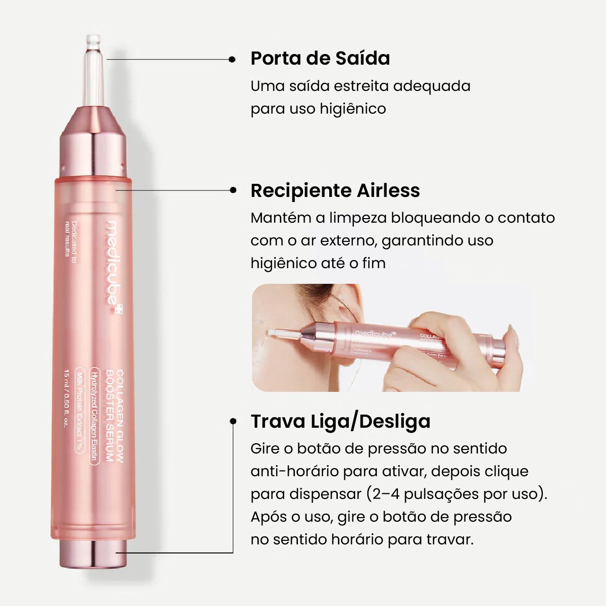 Sérum Facial Collagen Glow Booster Medicube 15ml 3