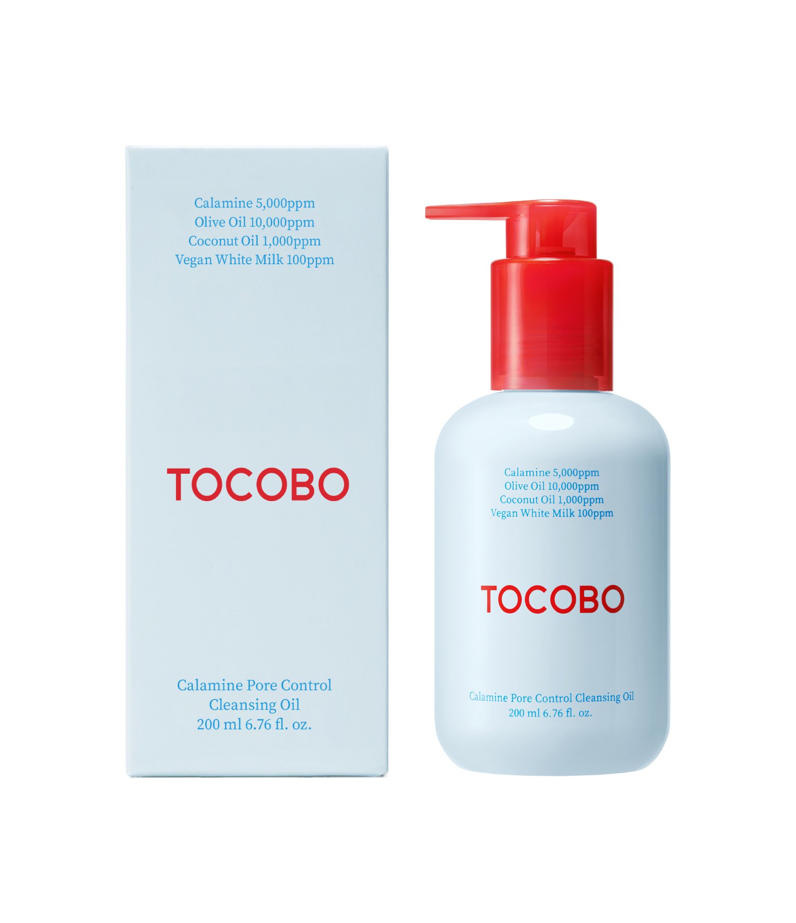 Óleo de Limpeza Calamine Pore Control Cleasing Oil Tocobo 200ml 1