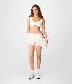 Short Runner Esportivo com Cós Largo Elástico