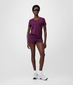 Short Runner Esportivo com Cós Largo Elástico