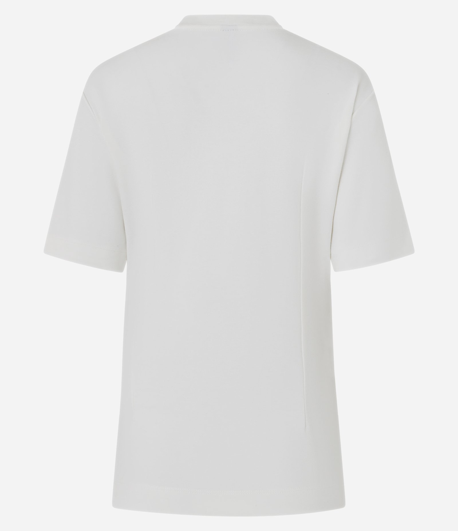 Blusa em Ponto Roma com Detalhe Acinturado nas Costas Branco 2