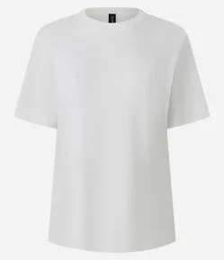 Blusa em Ponto Roma com Detalhe Acinturado nas Costas