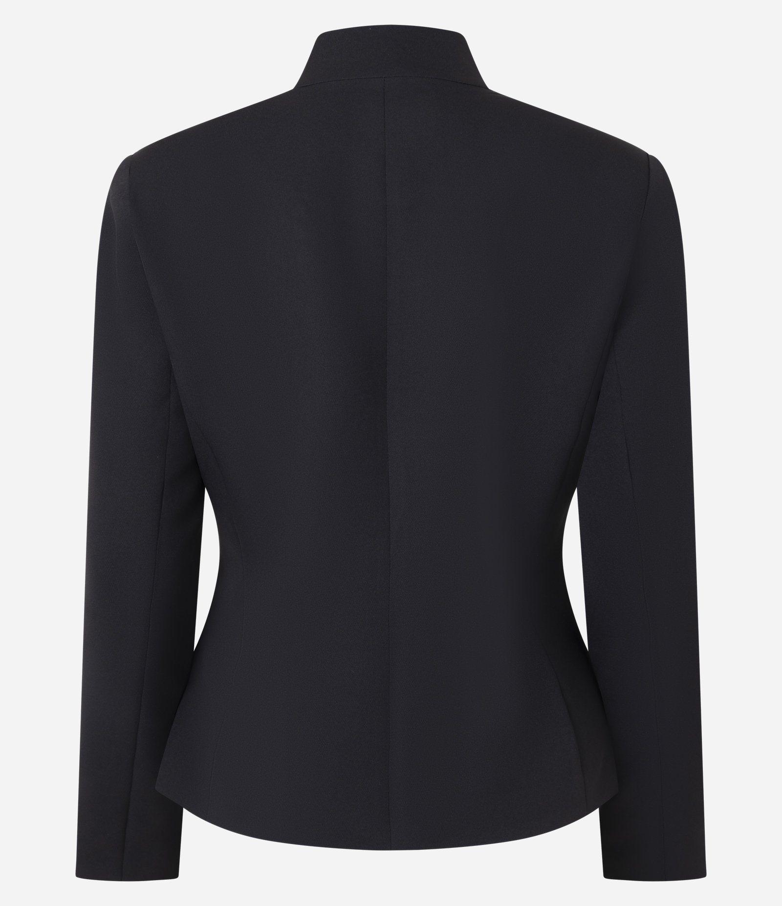 Blazer Acinturado Alfaiatado com Botões Decorativos Preto 6