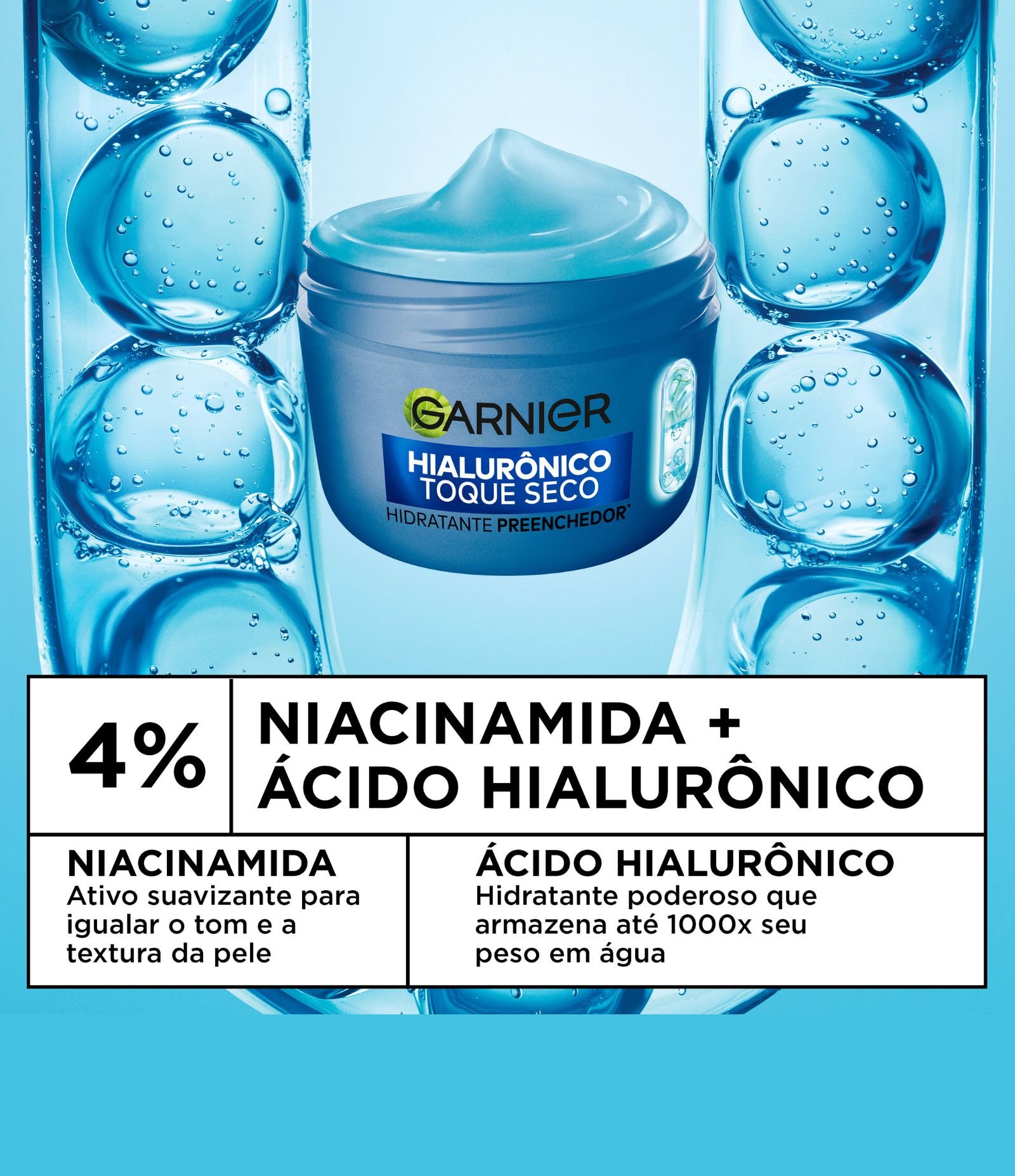 Hidratante Facial Hialurônico Toque Seco Garnier 85G 4