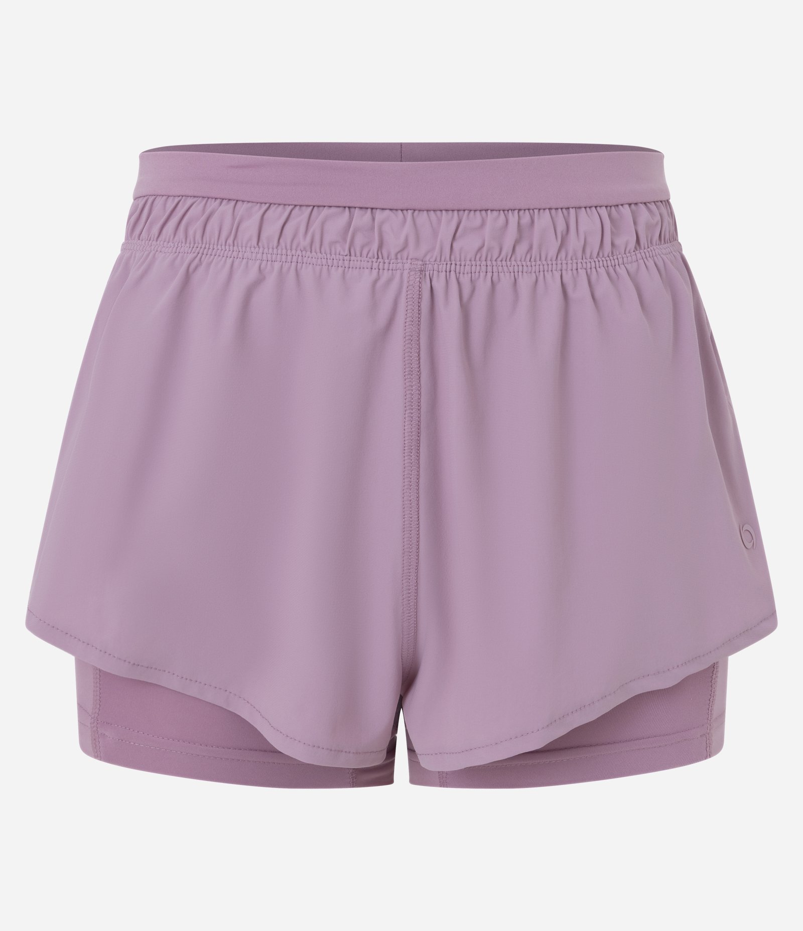Bermuda Esportiva Runner com Short Interno Lilás 5