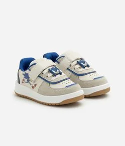 Tenis Infantil PU Casual Sonic - Tam 20 Ao 27