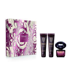 Kit Versace Crystal Noir EDP 50ml + Body Shower Gel 50ml + Body Lotion 50ml