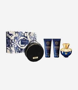 Kit Versace Dylan Blue Pour Femme EDP 100ml + Body Shower Gel 100ml + Body lotion 100ml
