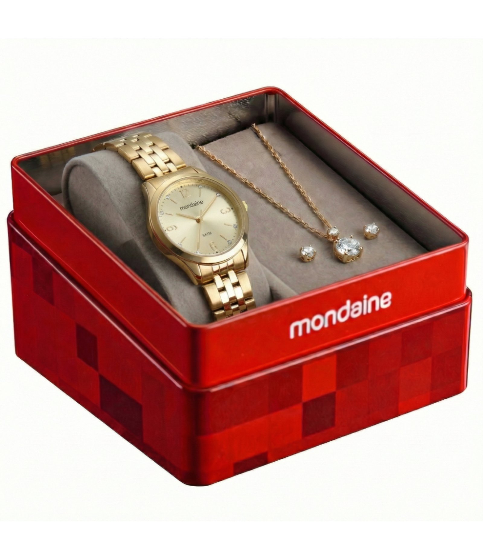 Relógio Analógico Mondaine em Aço 99916LPMKDE1K1 Dourado 4