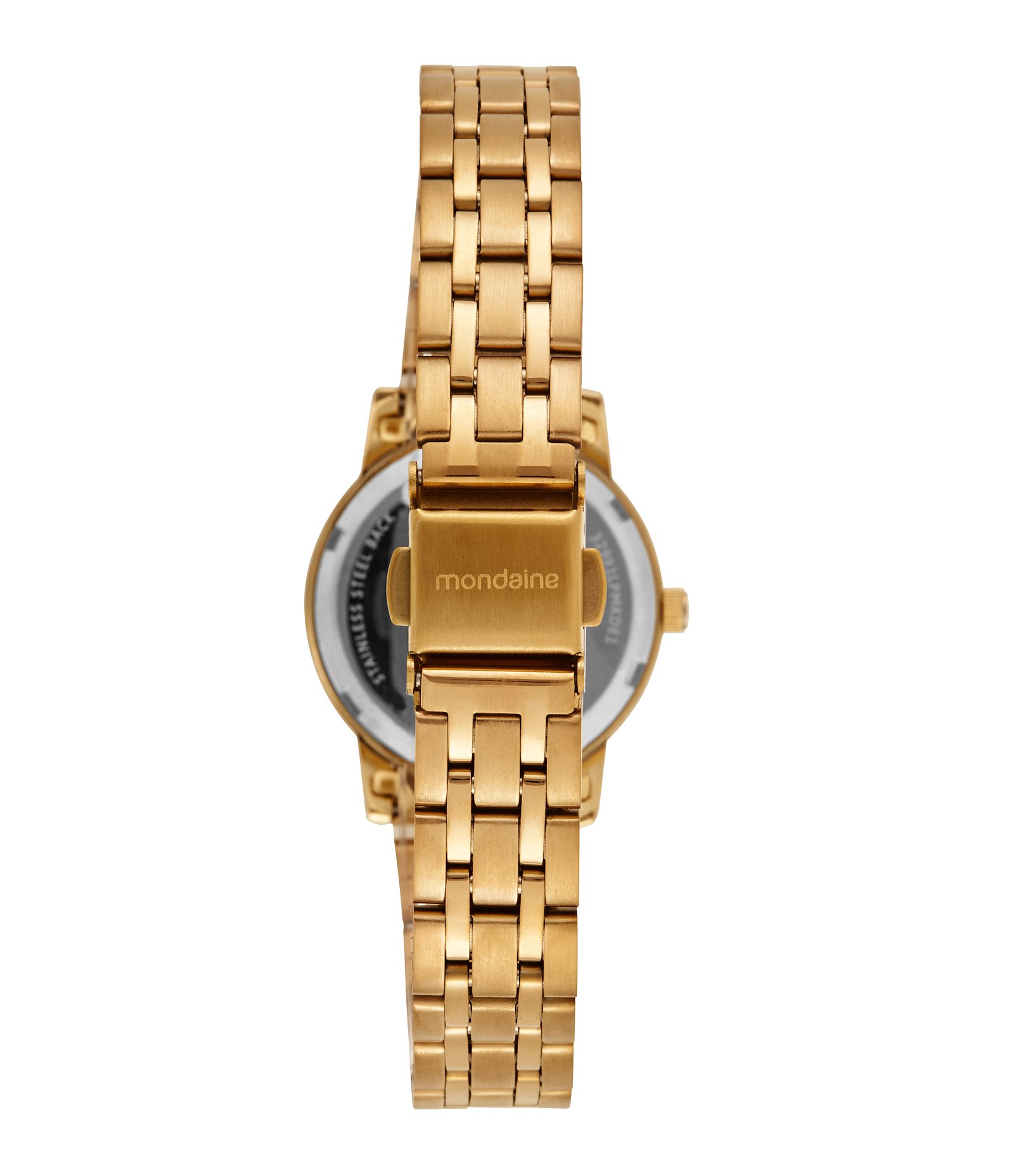 Relógio Analógico Mondaine em Aço 32991LPMKDE1K1 Dourado 2