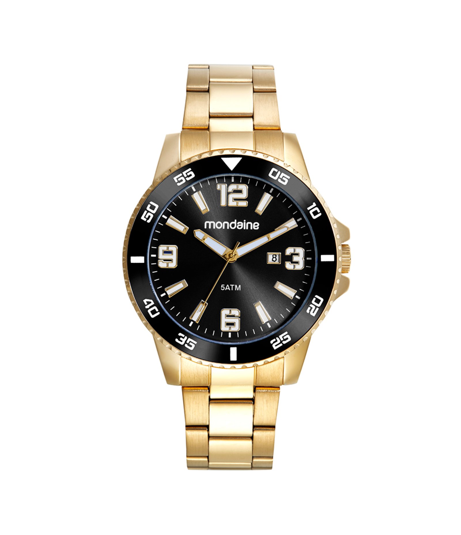 Relógio Analógico Mondaine em Aço 83509GPMVDE1 Dourado 1