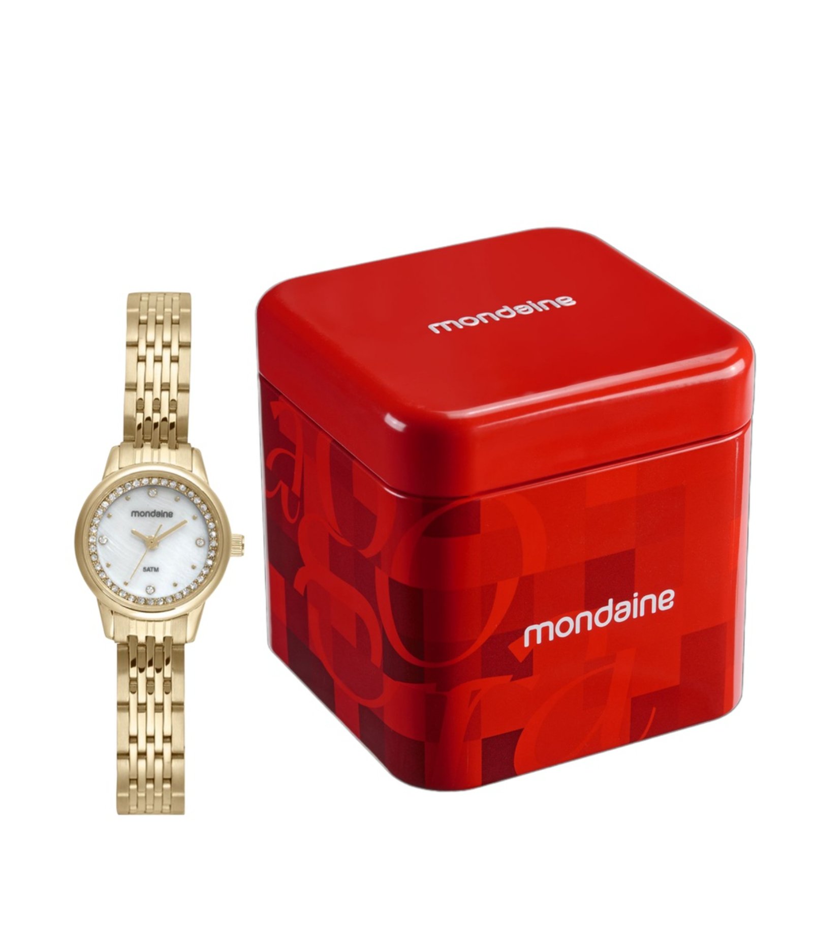 Relógio Analógico Mondaine em Aço 32751LPMVDE1 Dourado 2
