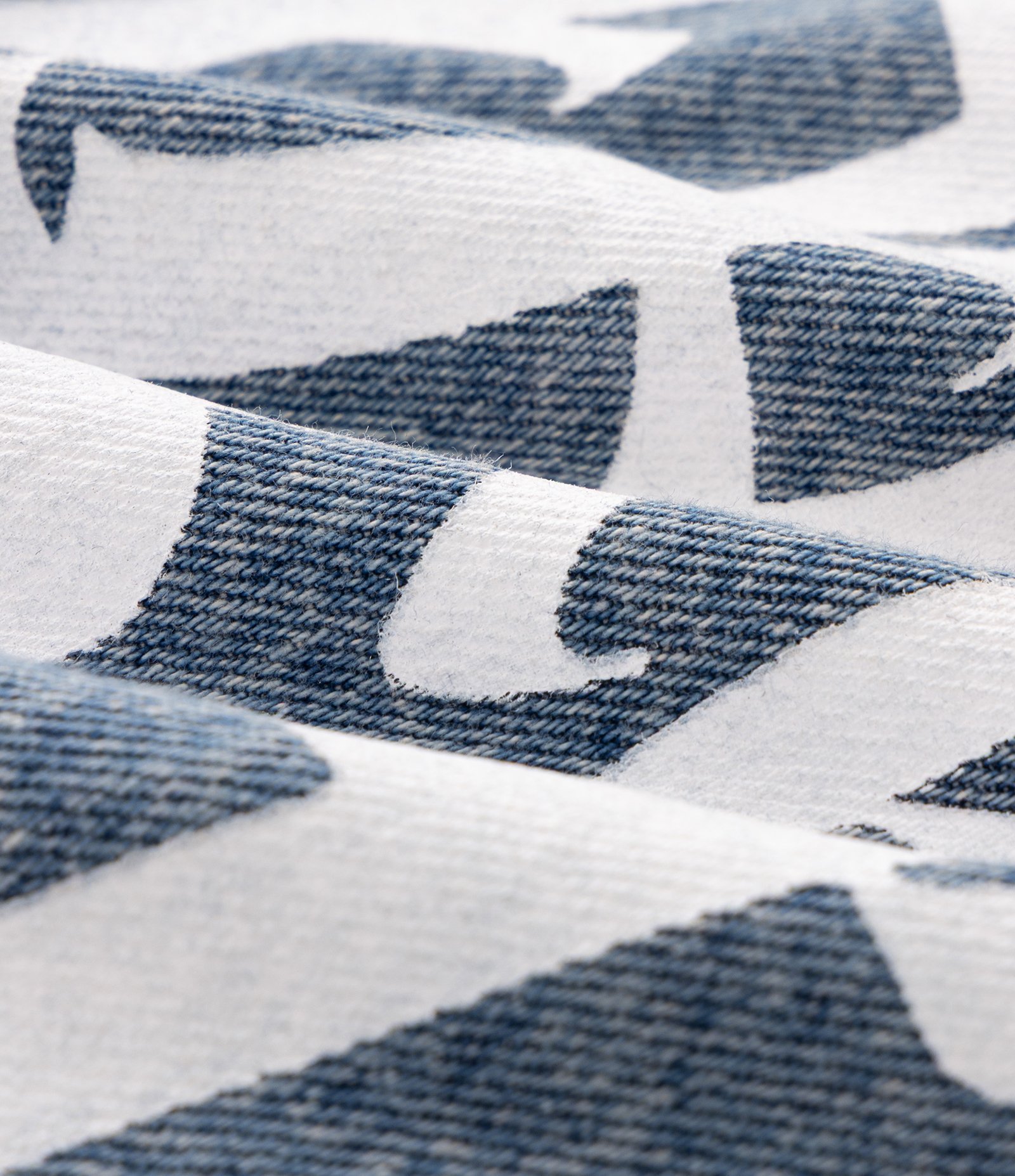 Bermuda Jeans Baggy com Silk Frontal Azul 3