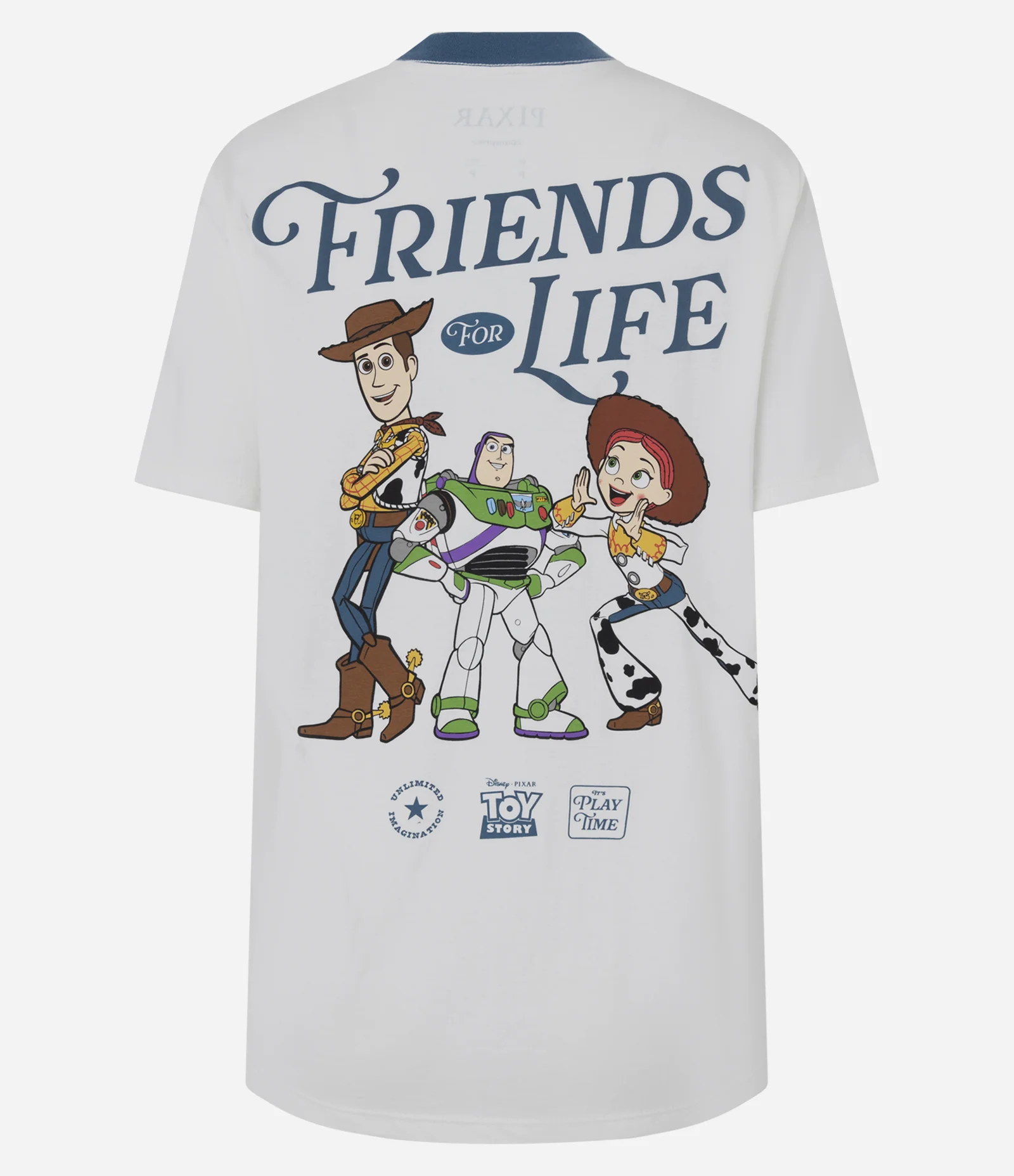 Camiseta Alongada em Algodão Estampa Toy Story Branco 2