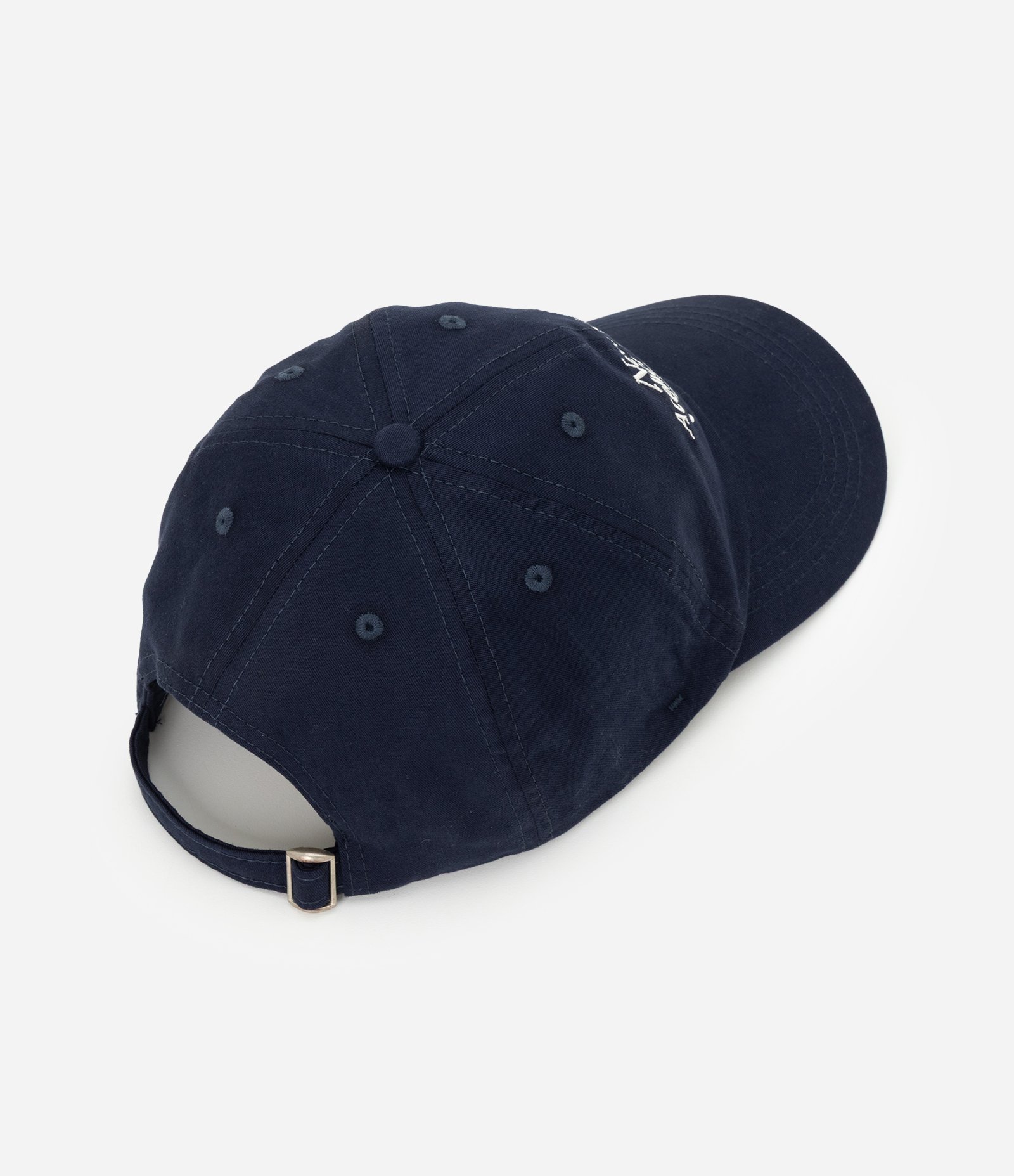 Boné Aba Curva em Sarja com Lettering New York Soho Bordado Azul Marinho 2