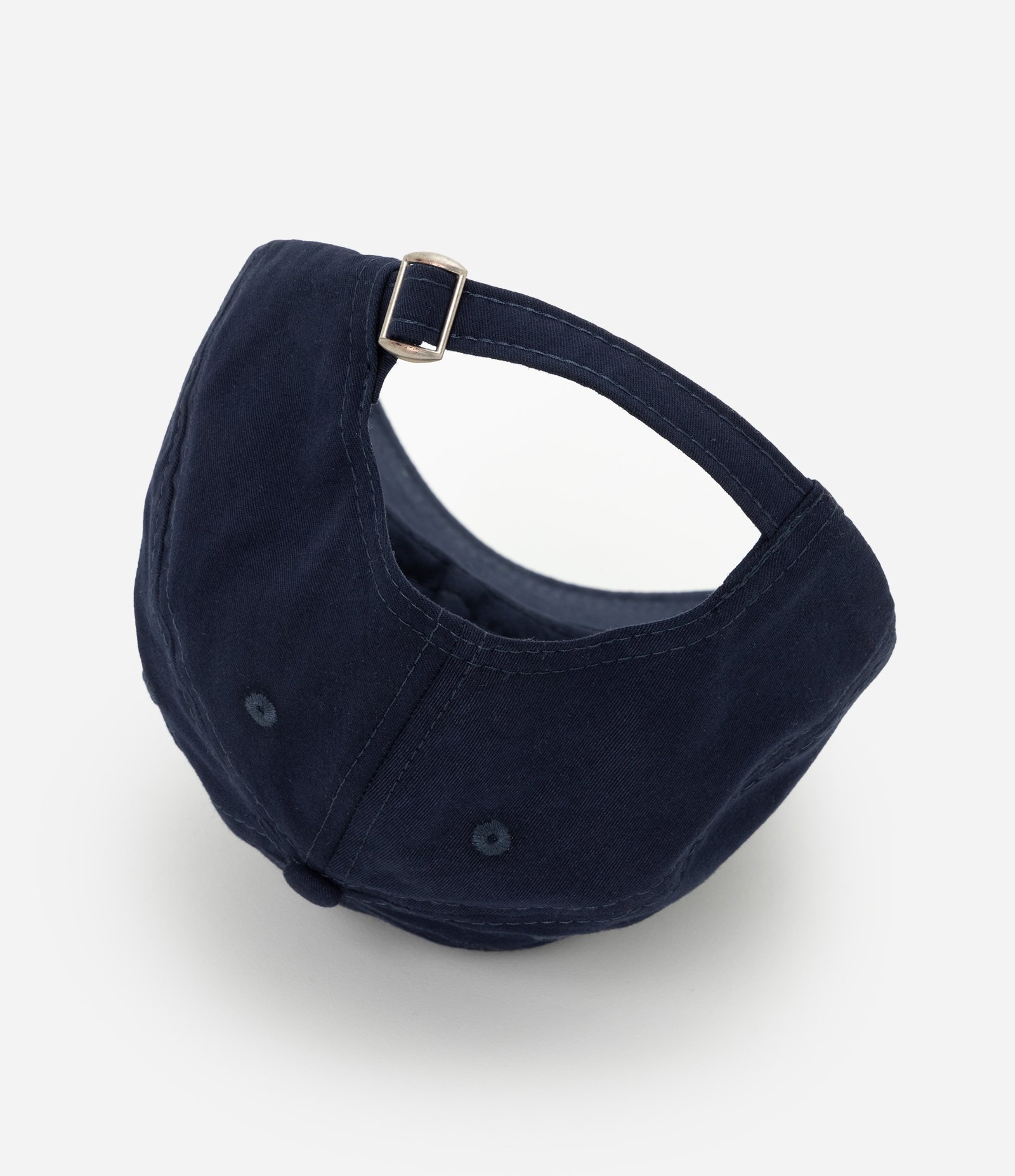 Boné Aba Curva em Sarja com Lettering New York Soho Bordado Azul Marinho 3